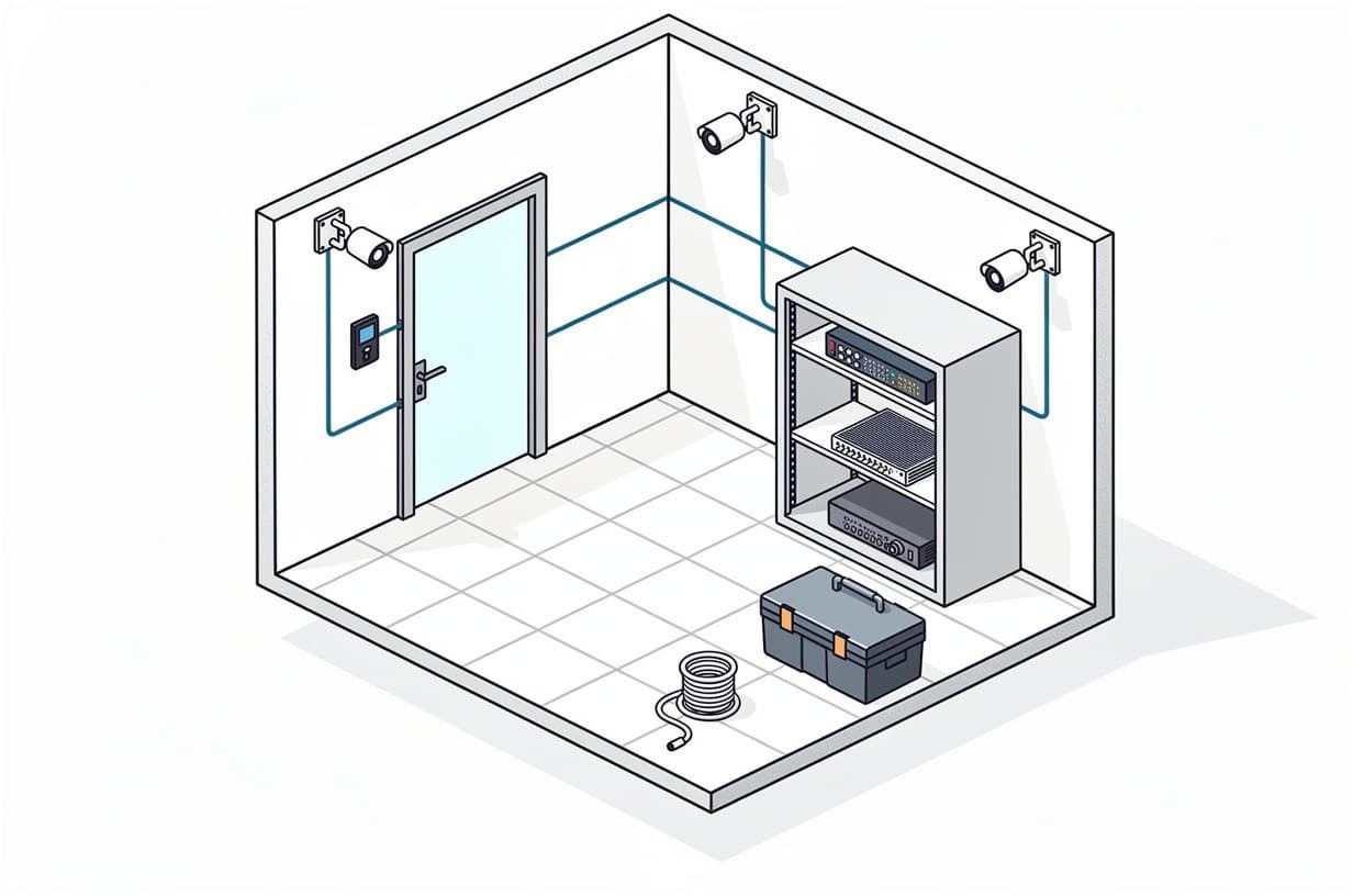 Security System Integrators That Install Access Control and CCTV Together: National vs Local Compared