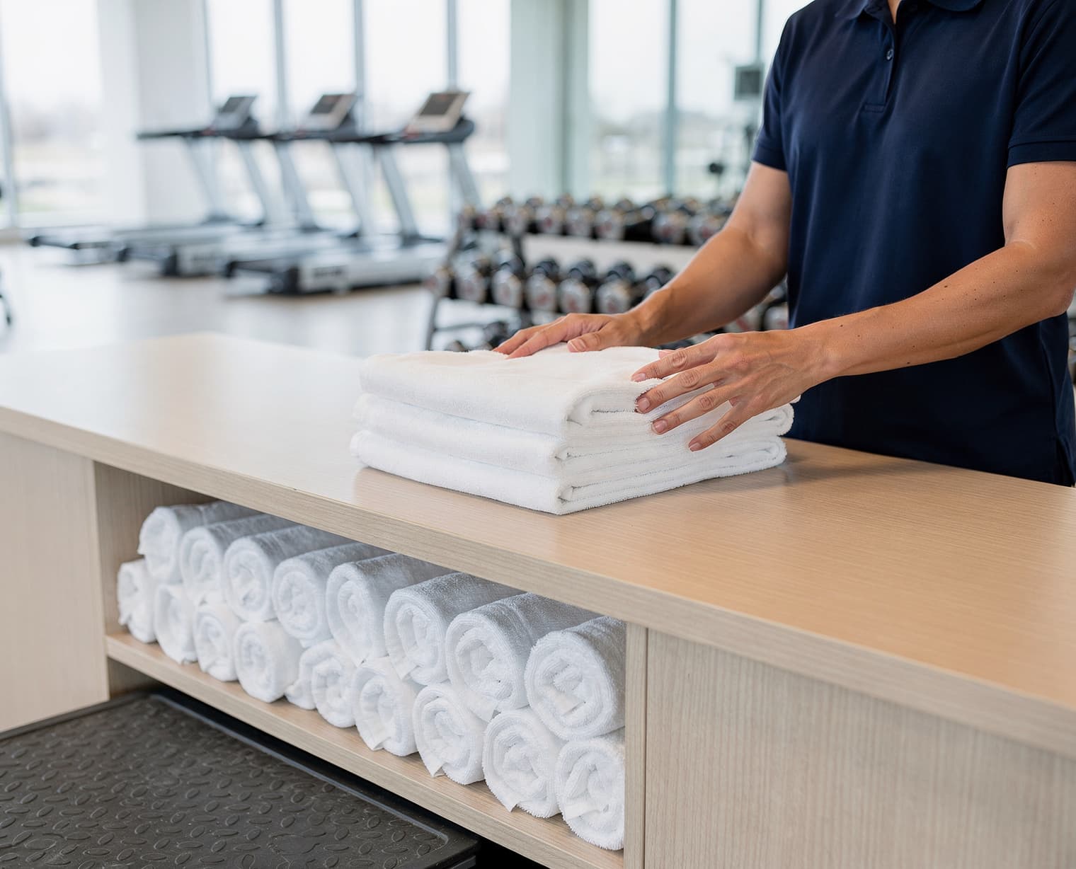 Gym Towel Service: Towels, Mats and Uniforms for Fitness and Wellness Facilities